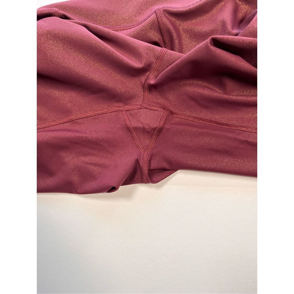 Victoria's Secret Total Knockout Pocket Legging Pink GoldShimmer Size Medium EUC - Picture 4 of 10
